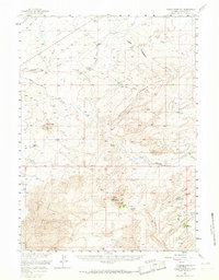 preview thumbnail of historical topo map of Sweetwater County, WY in 1958