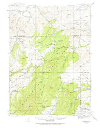 1943 Map of Esterbrook, 1963 Print