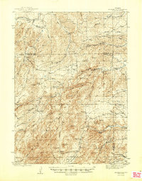 1945 Map of Esterbrook, WY