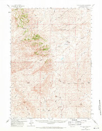 Download a high-resolution, GPS-compatible USGS topo map for Fifty-Five Ranch, WY (1971 edition)