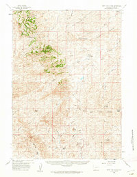 Download a high-resolution, GPS-compatible USGS topo map for Fifty-Five Ranch, WY (1961 edition)