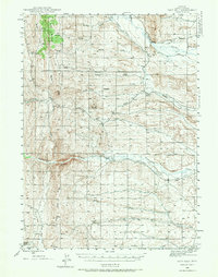 Download a high-resolution, GPS-compatible USGS topo map for Fort Hill, WY (1970 edition)
