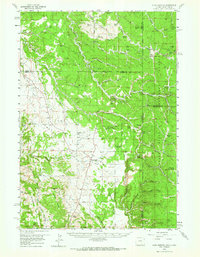Download a high-resolution, GPS-compatible USGS topo map for Four Corners, WY (1966 edition)