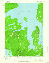 Download a high-resolution, GPS-compatible USGS topo map for Frank Island, WY (1960 edition)