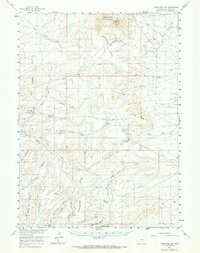Download a high-resolution, GPS-compatible USGS topo map for Freighter Gap, WY (1967 edition)