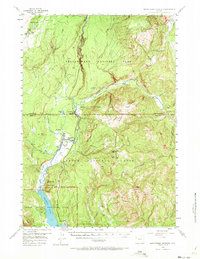Download a high-resolution, GPS-compatible USGS topo map for Huckleberry Mountain, WY (1973 edition)