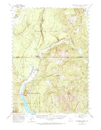 Download a high-resolution, GPS-compatible USGS topo map for Huckleberry Mountain, WY (1987 edition)