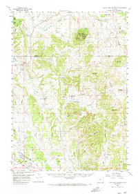 Download a high-resolution, GPS-compatible USGS topo map for Inyan Kara Mountain, WY (1973 edition)