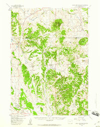 Download a high-resolution, GPS-compatible USGS topo map for Inyan Kara Mountain, WY (1960 edition)