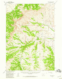 Download a high-resolution, GPS-compatible USGS topo map for Irish Rock, WY (1959 edition)