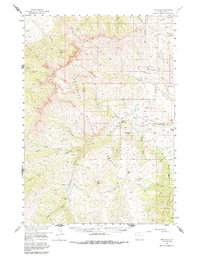 Download a high-resolution, GPS-compatible USGS topo map for Irish Rock, WY (1987 edition)