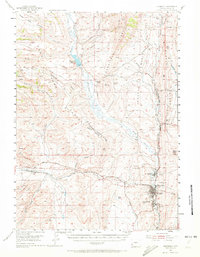 Download a high-resolution, GPS-compatible USGS topo map for Kemmerer, WY (1972 edition)