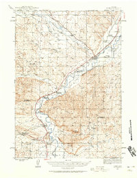 Download a high-resolution, GPS-compatible USGS topo map for Kirby, WY (1958 edition)