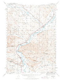 Download a high-resolution, GPS-compatible USGS topo map for Kirby, WY (1975 edition)