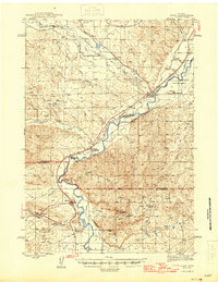 Download a high-resolution, GPS-compatible USGS topo map for Kirby, WY (1946 edition)