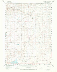 Download a high-resolution, GPS-compatible USGS topo map for Lost Creek Lake, WY (1972 edition)