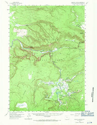 preview thumbnail of historical topo map of Teton County, WY in 1958