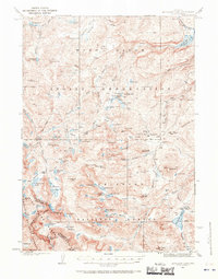 Download a high-resolution, GPS-compatible USGS topo map for Moccasin Lake, WY (1970 edition)