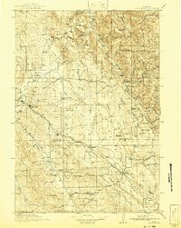 preview thumbnail of historical topo map of Moorcroft, WY in 1918