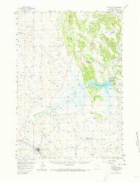 preview thumbnail of historical topo map of Moorcroft, WY in 1957