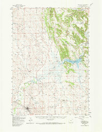 Download a high-resolution, GPS-compatible USGS topo map for Moorcroft, WY (1985 edition)