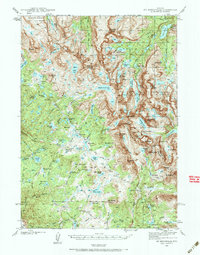 Download a high-resolution, GPS-compatible USGS topo map for Mount Bonneville, WY (1985 edition)