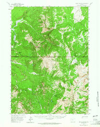 Download a high-resolution, GPS-compatible USGS topo map for Mount Hancock, WY (1965 edition)
