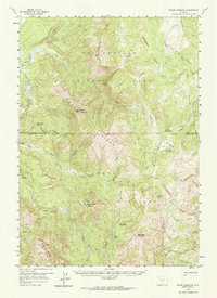 Download a high-resolution, GPS-compatible USGS topo map for Mount Hancock, WY (1986 edition)