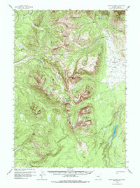 Download a high-resolution, GPS-compatible USGS topo map for Mount Holmes, WY (1979 edition)
