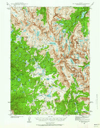 Download a high-resolution, GPS-compatible USGS topo map for Mt Bonneville, WY (1962 edition)