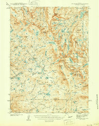 Download a high-resolution, GPS-compatible USGS topo map for Mt Bonneville, WY (1942 edition)