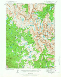 Download a high-resolution, GPS-compatible USGS topo map for Mt Bonneville, WY (1967 edition)