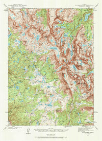Download a high-resolution, GPS-compatible USGS topo map for Mt Bonneville, WY (1986 edition)