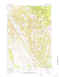 Download a high-resolution, GPS-compatible USGS topo map for Nefsy Divide, WY (1973 edition)