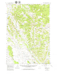preview thumbnail of historical topo map of Crook County, WY in 1957