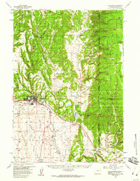 Download a high-resolution, GPS-compatible USGS topo map for Newcastle, WY (1960 edition)