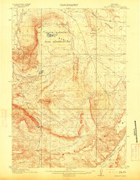 Download a high-resolution, GPS-compatible USGS topo map for Oregon Basin, WY (1913 edition)