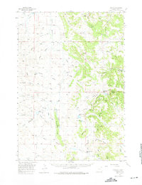 Download a high-resolution, GPS-compatible USGS topo map for Oshoto, WY (1975 edition)