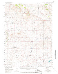 Download a high-resolution, GPS-compatible USGS topo map for Parting of the Ways, WY (1967 edition)