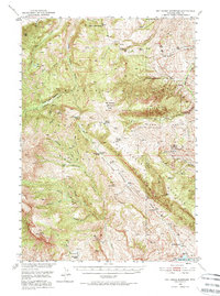 Download a high-resolution, GPS-compatible USGS topo map for Pat OHara Mountain, WY (1974 edition)