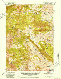 Download a high-resolution, GPS-compatible USGS topo map for Pat OHara Mountain, WY (1952 edition)