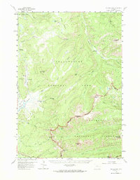 Download a high-resolution, GPS-compatible USGS topo map for Pelican Cone, WY (1965 edition)
