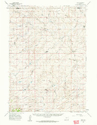 Download a high-resolution, GPS-compatible USGS topo map for Ross, WY (1962 edition)