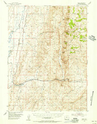 Download a high-resolution, GPS-compatible USGS topo map for Sage, WY (1956 edition)