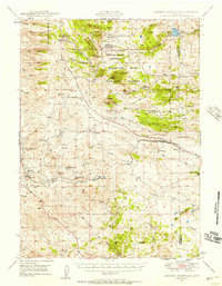 Download a high-resolution, GPS-compatible USGS topo map for Sherman Mountains, WY (1958 edition)