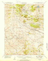 Download a high-resolution, GPS-compatible USGS topo map for Sherman Mountains, WY (1950 edition)