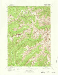 Download a high-resolution, GPS-compatible USGS topo map for Sunlight Peak, WY (1974 edition)