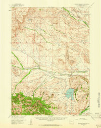 preview thumbnail of historical topo map of Park County, WY in 1957