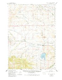 preview thumbnail of historical topo map of Park County, WY in 1957