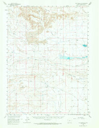 Download a high-resolution, GPS-compatible USGS topo map for The Pinnacles, WY (1968 edition)